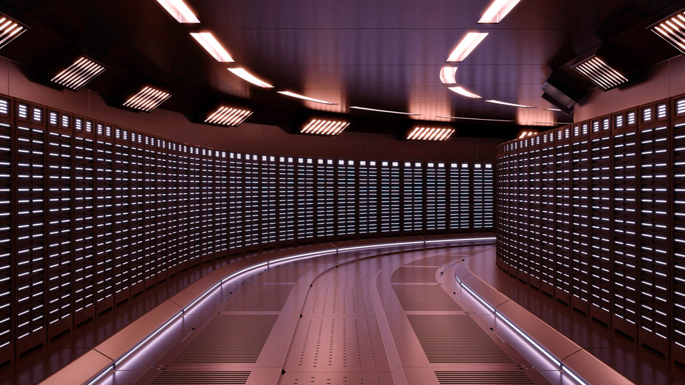 Futuristic data center infrastructure